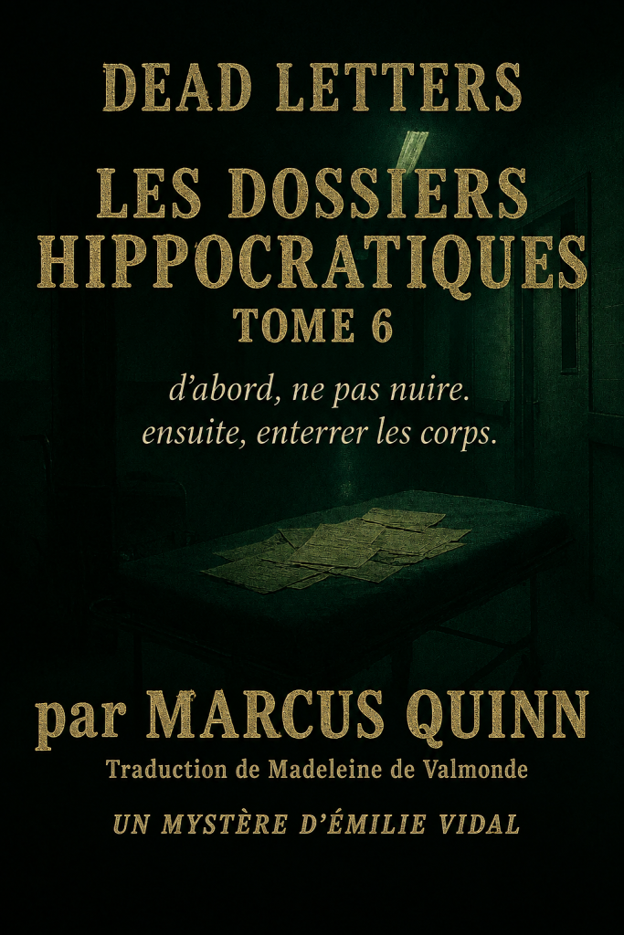 Couverture de Dead Letters : Les Dossiers Hippocratiques, Tome 6, par Marcus Quinn